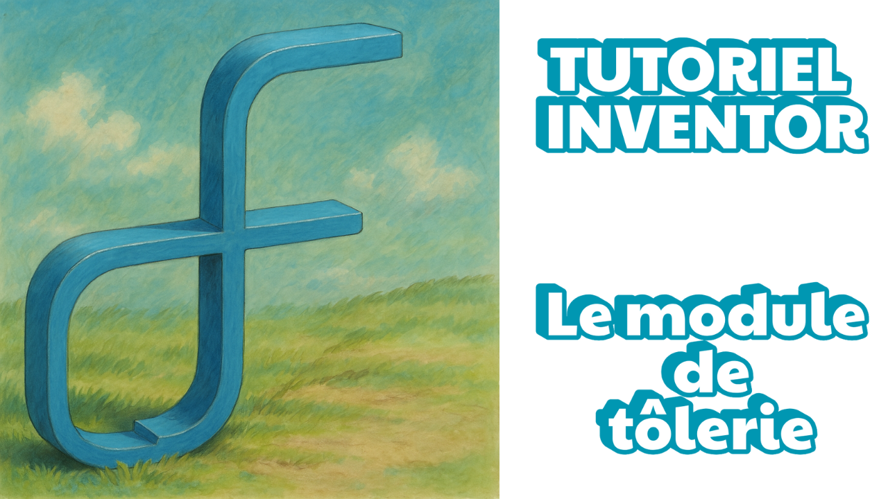Q modéliser avec inventor dans le module de tôlerie